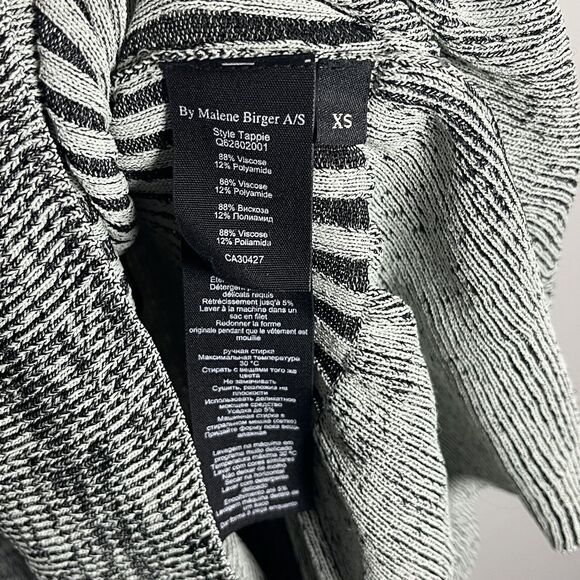 Malene Birger Tank Top Women’s XS Gray Tappie Sleeveless Peplum Blouse Stretch - Picture 5 of 7